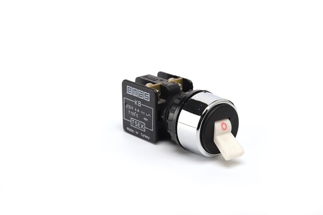 KB Series Plastic 1NC Handle Stay Put White (0-I) Marked 22 mm Control Unit